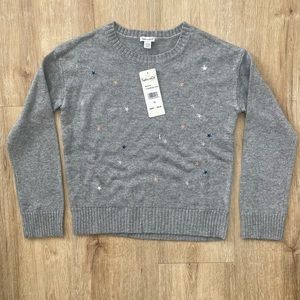 NWT Splendid kids Gray sweater sz 12